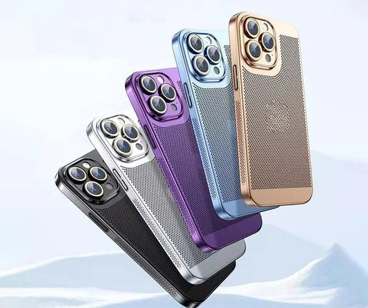 📱iPhone-telefoonhoes met galvanische warmteafvoer