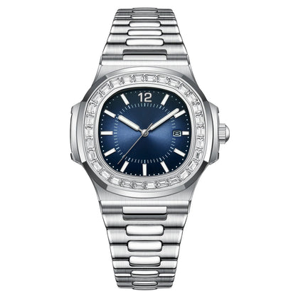 Vierkant Luxe Waterdicht Quartz Horloge voor Mannen