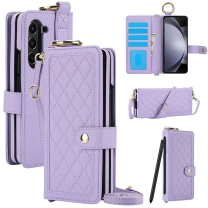 Multifunctionele Flip Folio Polsband Telefoonhoesje